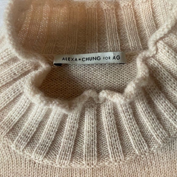 Alexa Chung for AG Adriano Goldschmied Sweater Womens Medium Ivory Wool Blend - Picture 2 of 6